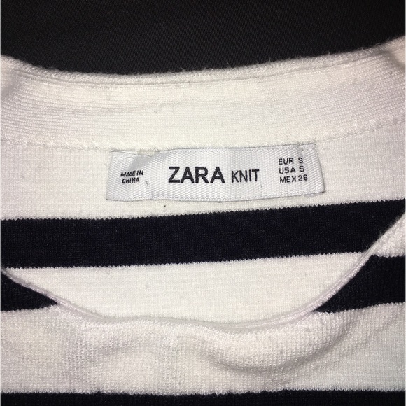 ZARA Knit Striped Sweater Dress - Picture 7 of 9